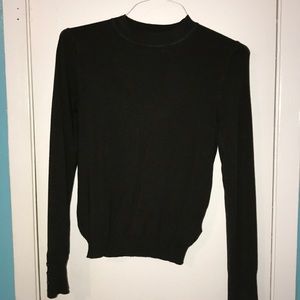 Crew neck army green (looks black in pic) sweater